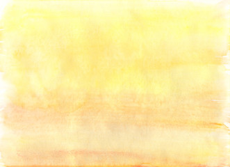 Simple yellow watercolor background