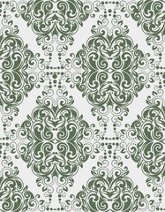Seamless patterns with abstract decorative ornament. Vector.