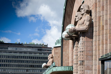 Hauptbahnhof Helsinki, Eliel Saarinen, Emil Wikström