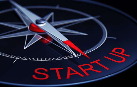 3 rendering of a start up compass