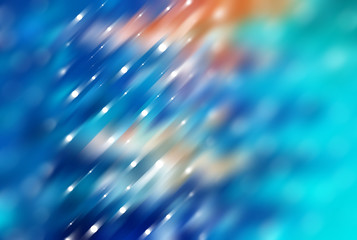 abstract illustration blur blue background with defocused bokeh