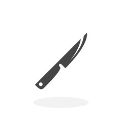 Knife Icon. Vector logo on white background