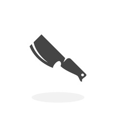 Knife Icon. Vector logo on white background