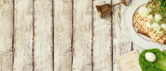 Pesah celebration concept (jewish Passover holiday)