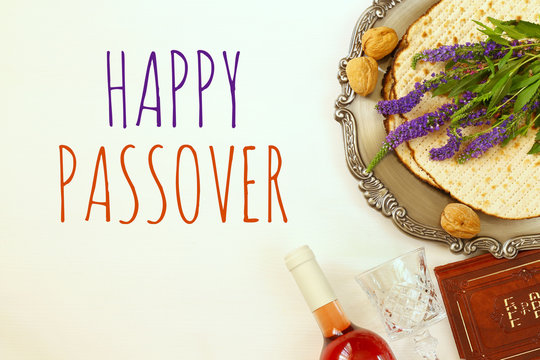 Pesah celebration concept (jewish Passover holiday)