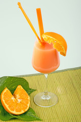 Fruit smoothie.