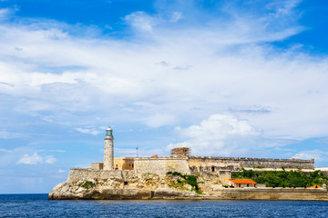 Fototapeta na wymiar Morro Castle in Havana Cuba