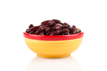 Red kidney beans in a dish