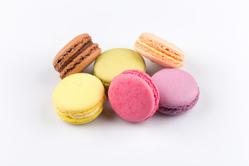 Colorful homemade macaroons