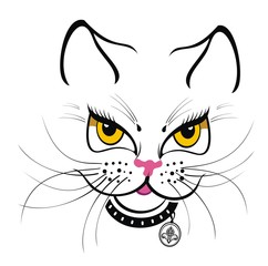 Cat vector,T-shirt Print