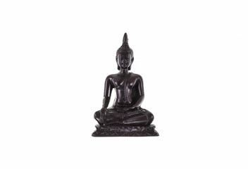 buddha figurine isolated on white background