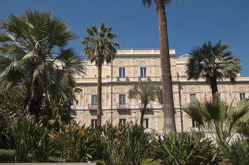Fototapeta premium Giardino Bellini, Catania, Sicily, Italy