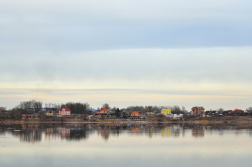 View of Neva River.