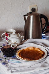 holiday pancakes to the table
