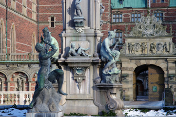 Obraz premium Cour du château de Frederiksborg - 1
