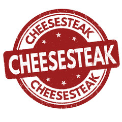 Cheesesteak sign or stamp
