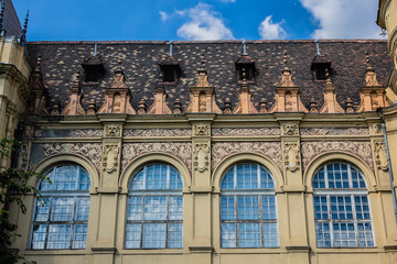 Fototapeta premium Vajdahunyad Castle (1896) in the City Park. Budapes, Hungary.