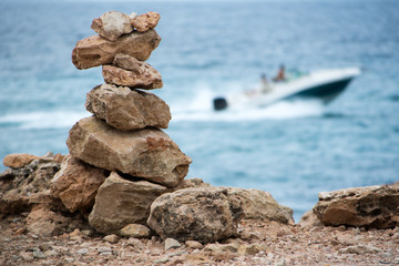 Stone Tower Of Rocks
