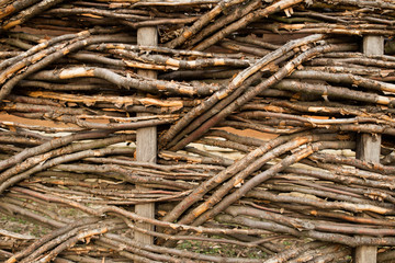 wattle fence