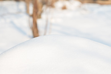 Snow winter background