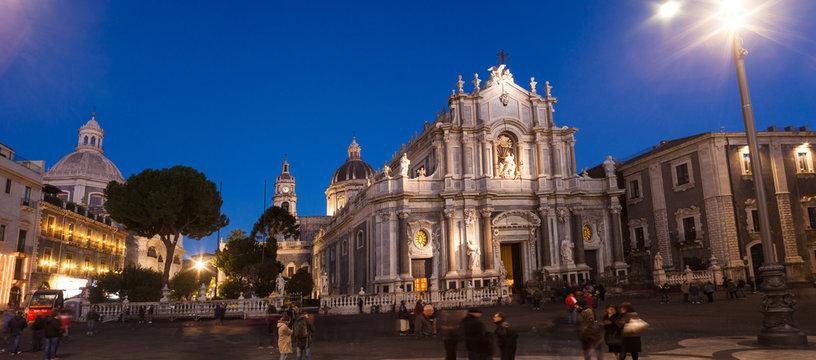 View of Catania cathedral