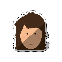 Insomnia woman cartoon icon vector illustration graphic design