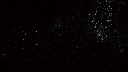 star field 3d rendering