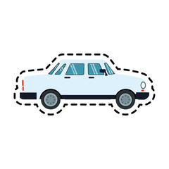 Obraz na płótnie Canvas car sideview icon image vector illustration design 