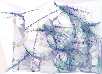 Abstract multicolor mosaic backdrop. Vector clip art.