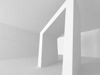 Fototapeta premium Abstract Modern White Architecture Background