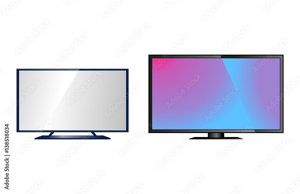 Poster tv screen lcd monitor template electronic device technology digital size diagonal display and video 
