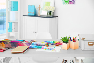 Designer working place at modern office