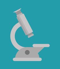 microscope laboratory isolated icon vector illustration design