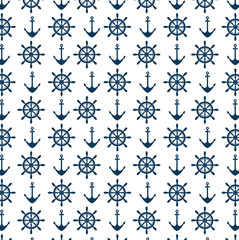 nautical frame with anchor vector illustration design