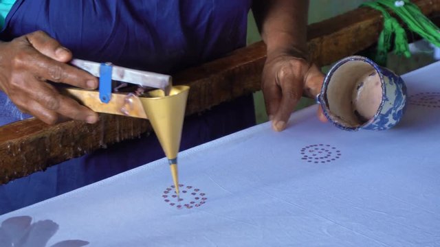 Handmade Textile Painting