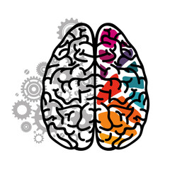 brain storming concept icon vector illustration design