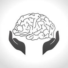 brain storming concept icon vector illustration design