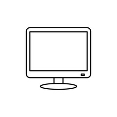 Modern smart tv icon vector illustration graphic design