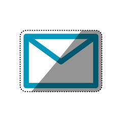 Email or mail symbol icon vector illustration graphic design