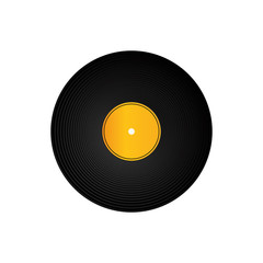 Vinyl music isolated icon vector illustration graphic design