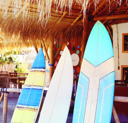 surfboard, vintage effect