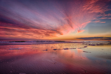 Fototapeta na wymiar beach Sunset