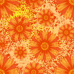 orange flower background