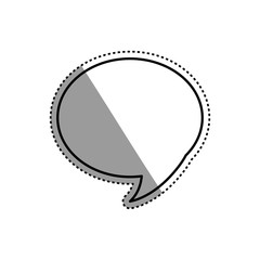 Chat bubble speakbox icon vector illustration graphic design