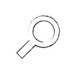 Magnifying glass lupe icon vector illustration graphic design