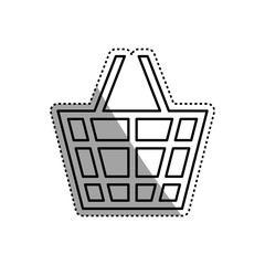 Shopping basket symbol icon vector illustration graphic design