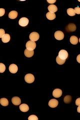 Blurred image of festive lights
