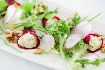 beetroot with goat cheese