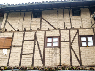 Fototapeta na wymiar Traditionals buildings on jewish neighborhood in Hervas, Spain