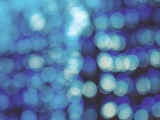 Blurred image of lights. Blue, purple tone. 